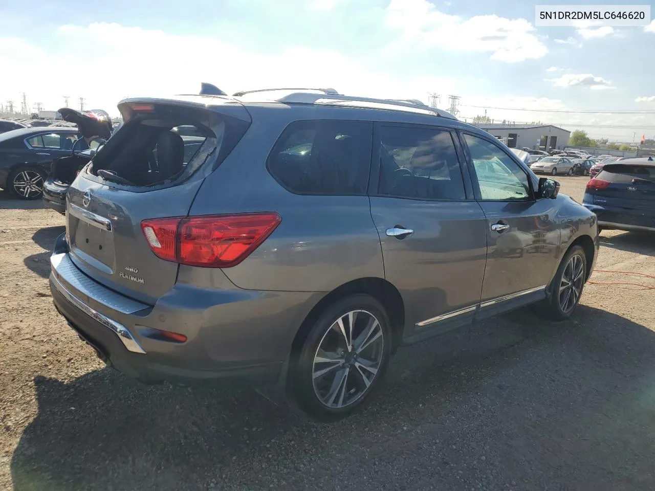 2020 Nissan Pathfinder Platinum VIN: 5N1DR2DM5LC646620 Lot: 72808474