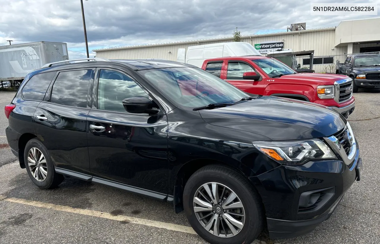 2020 Nissan Pathfinder S VIN: 5N1DR2AM6LC582284 Lot: 73176654