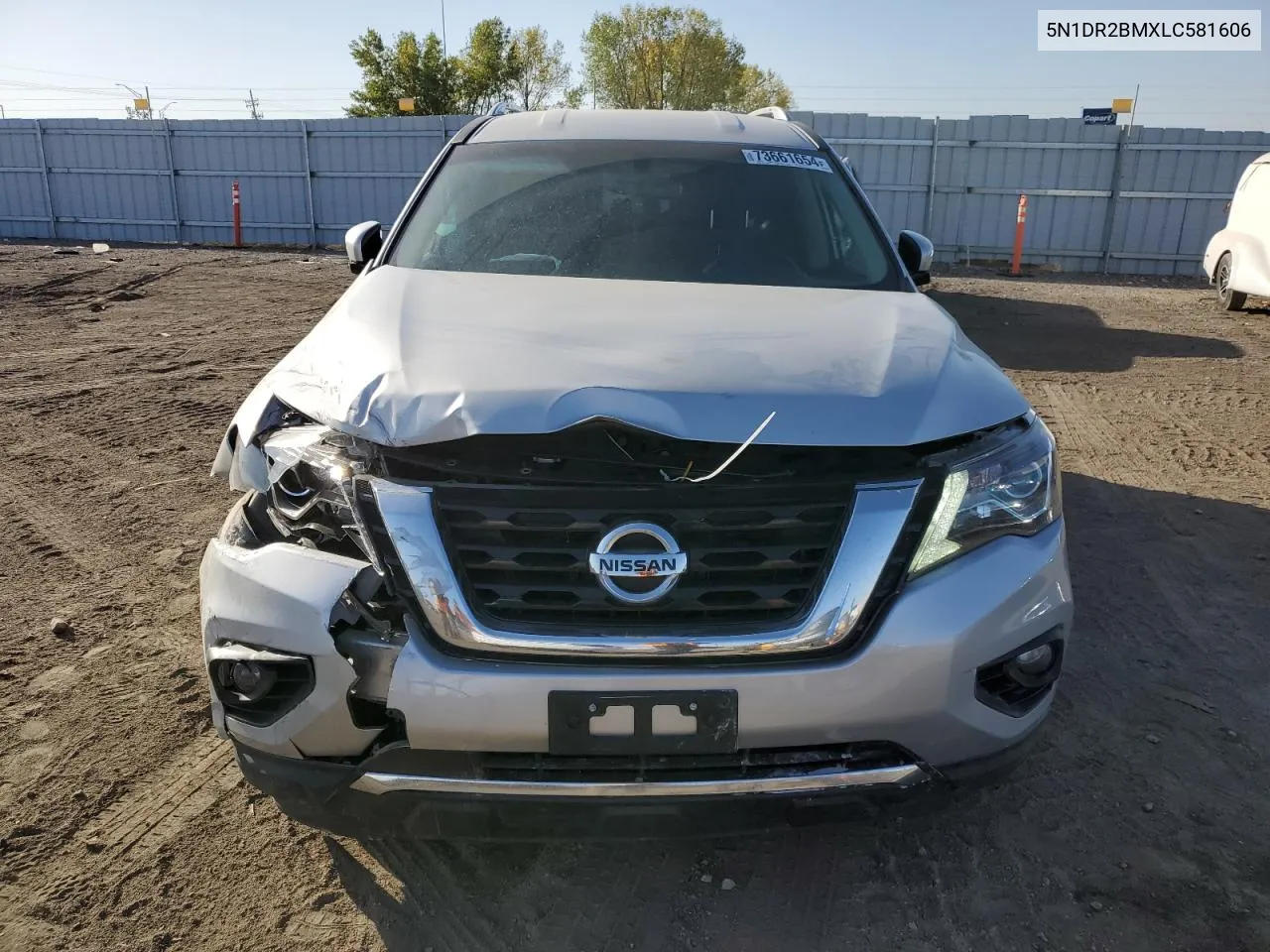 2020 Nissan Pathfinder Sv VIN: 5N1DR2BMXLC581606 Lot: 73661654