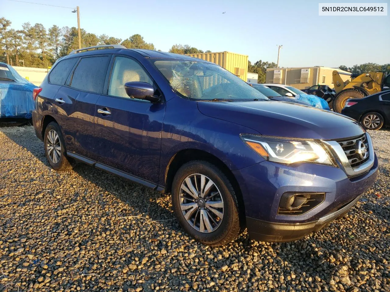 2020 Nissan Pathfinder Sl VIN: 5N1DR2CN3LC649512 Lot: 73688934