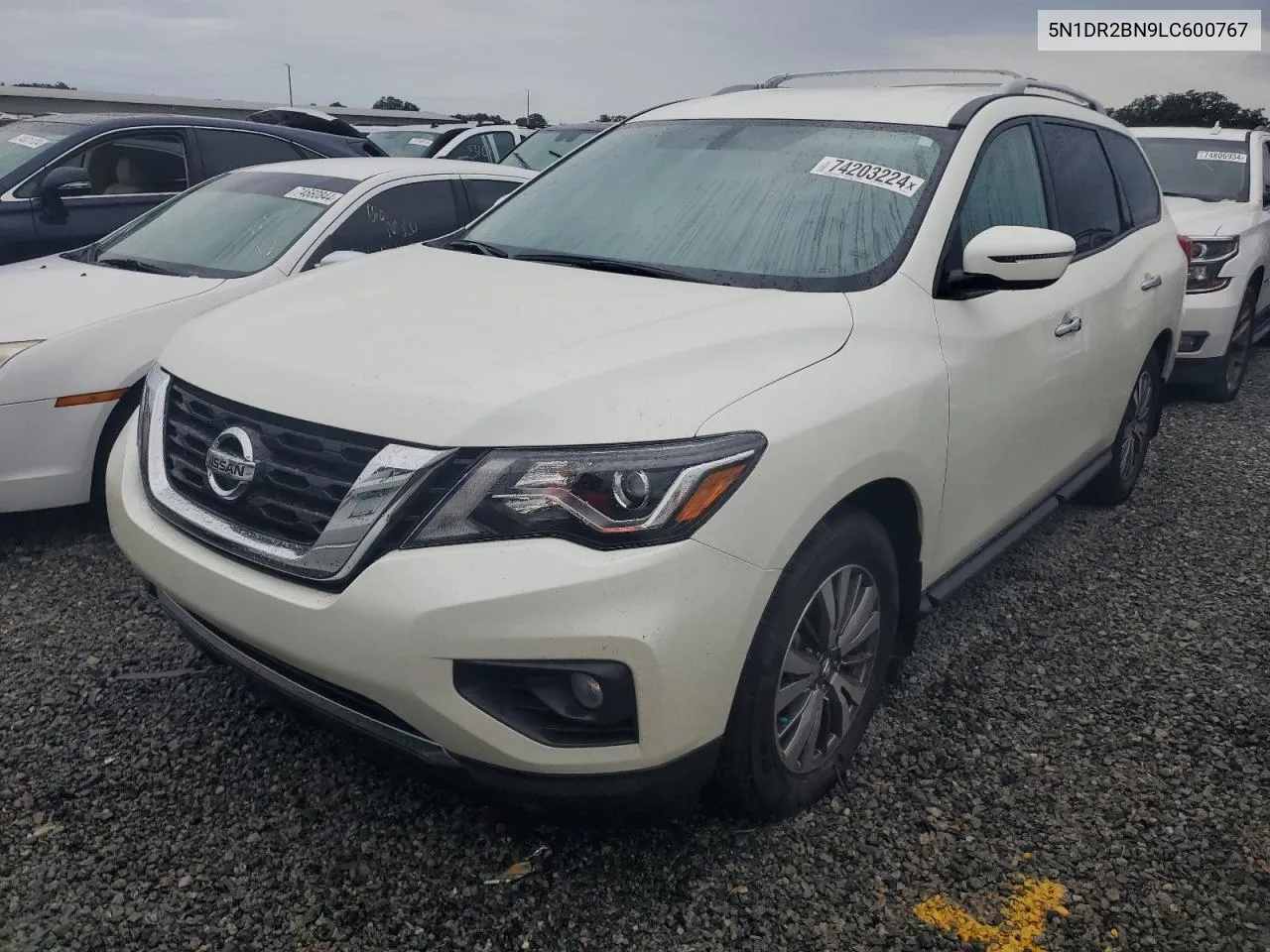 2020 Nissan Pathfinder Sv VIN: 5N1DR2BN9LC600767 Lot: 74203224