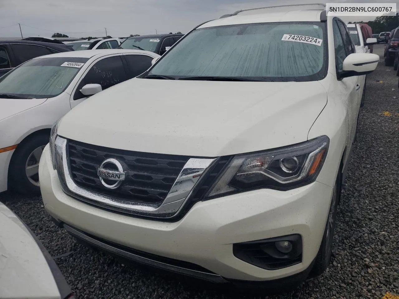 2020 Nissan Pathfinder Sv VIN: 5N1DR2BN9LC600767 Lot: 74203224