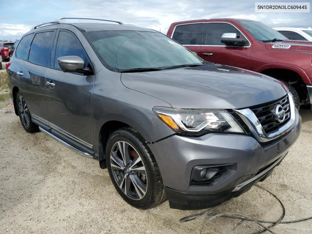 2020 Nissan Pathfinder Platinum VIN: 5N1DR2DN3LC609445 Lot: 74528804