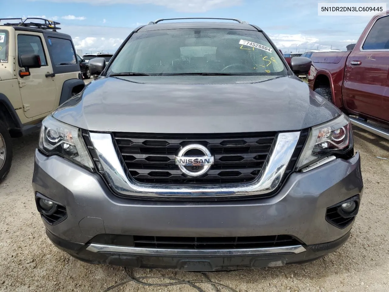 2020 Nissan Pathfinder Platinum VIN: 5N1DR2DN3LC609445 Lot: 74528804