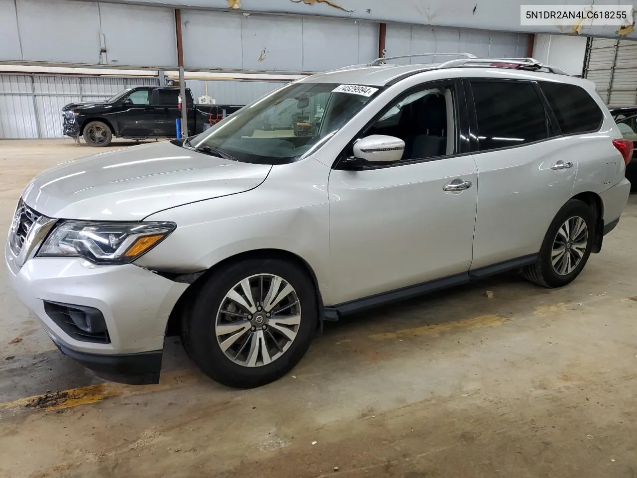 2020 Nissan Pathfinder S VIN: 5N1DR2AN4LC618255 Lot: 74529994