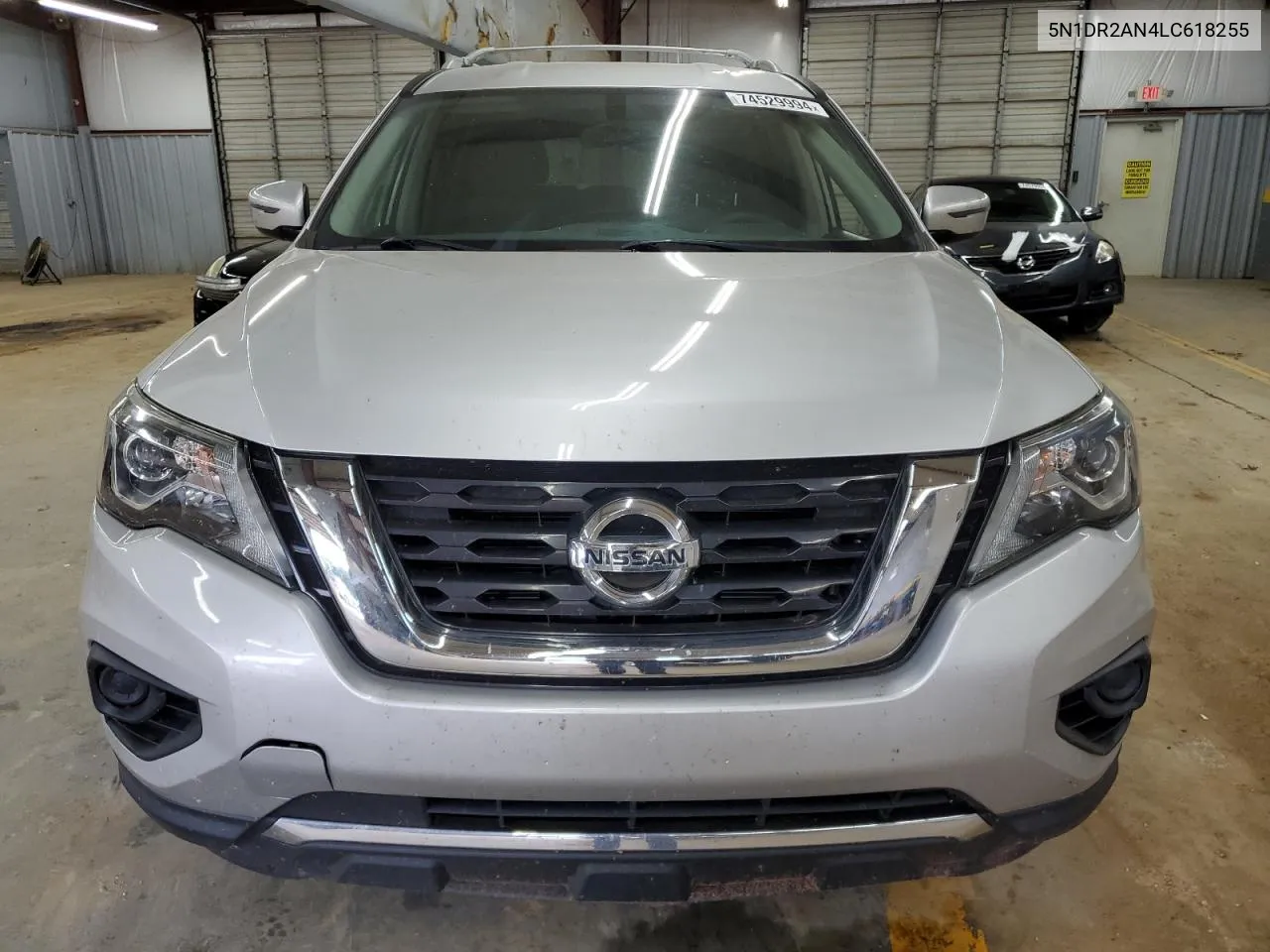 2020 Nissan Pathfinder S VIN: 5N1DR2AN4LC618255 Lot: 74529994