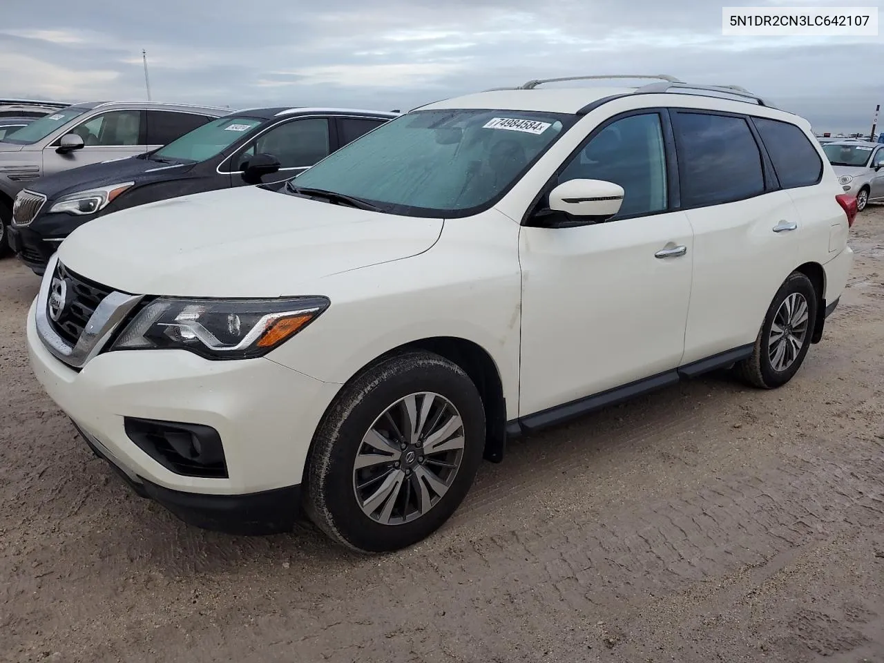 2020 Nissan Pathfinder Sl VIN: 5N1DR2CN3LC642107 Lot: 74984584