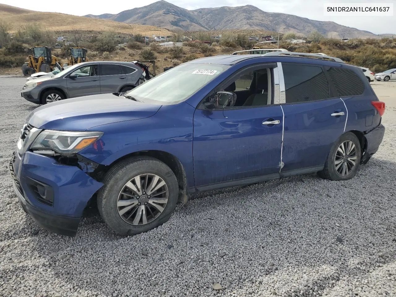 2020 Nissan Pathfinder S VIN: 5N1DR2AN1LC641637 Lot: 75127174