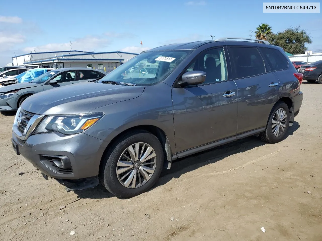 2020 Nissan Pathfinder Sv VIN: 5N1DR2BN0LC649713 Lot: 75771514