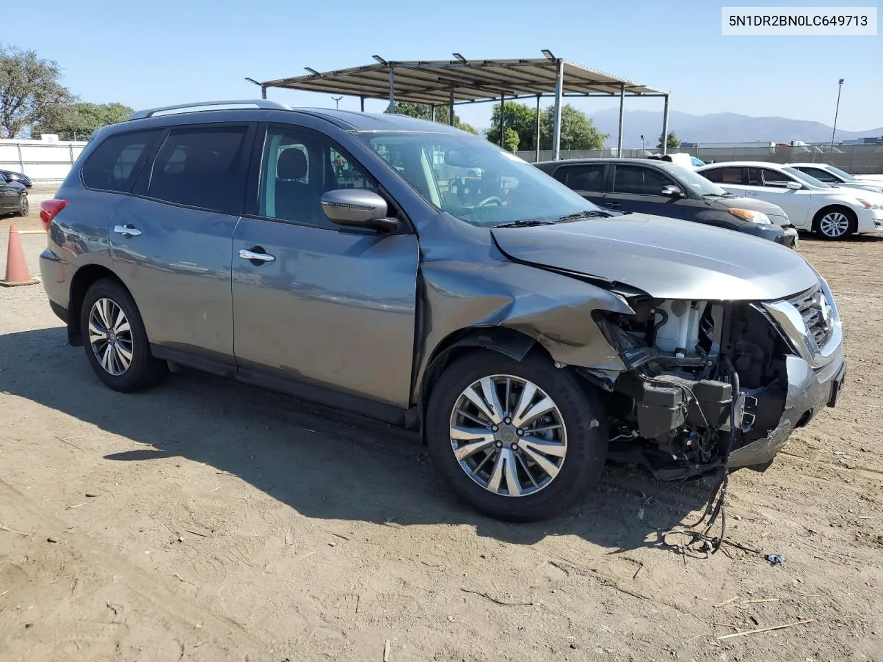 2020 Nissan Pathfinder Sv VIN: 5N1DR2BN0LC649713 Lot: 75771514