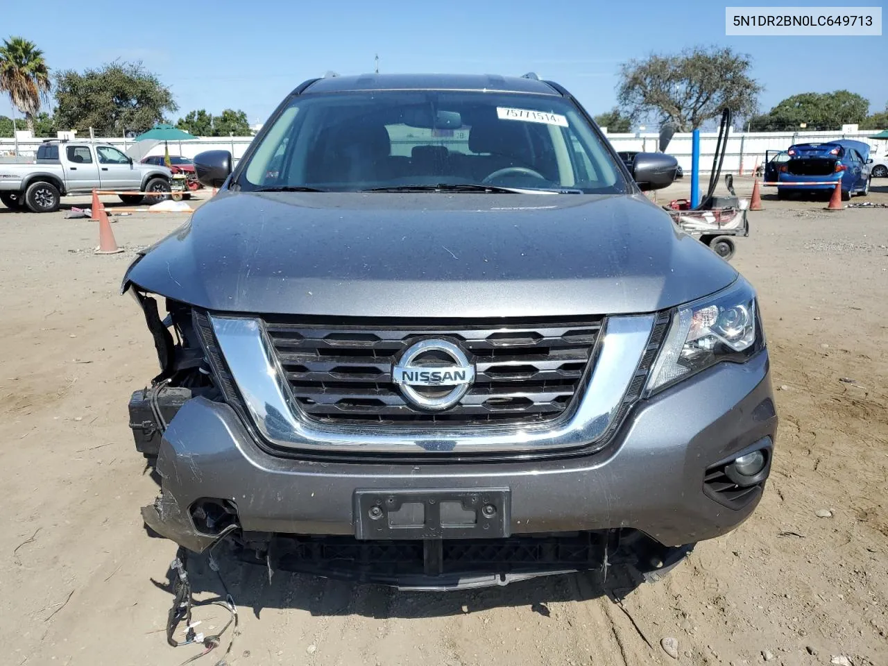 2020 Nissan Pathfinder Sv VIN: 5N1DR2BN0LC649713 Lot: 75771514