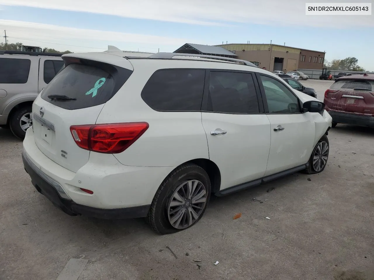 2020 Nissan Pathfinder Sl VIN: 5N1DR2CMXLC605143 Lot: 75824794