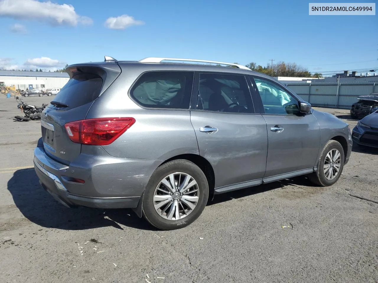 2020 Nissan Pathfinder S VIN: 5N1DR2AM0LC649994 Lot: 76272934