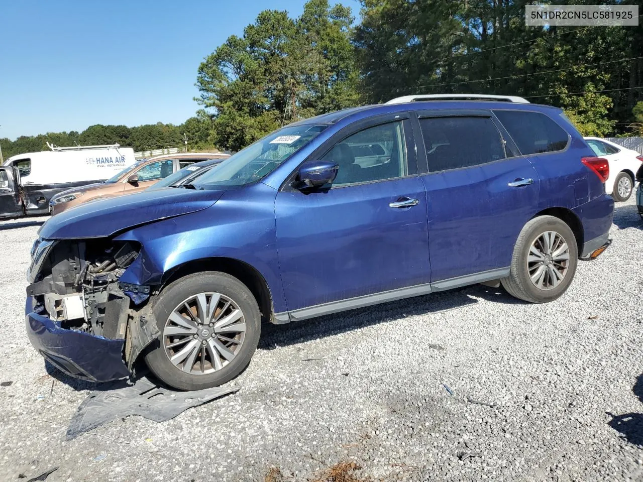 2020 Nissan Pathfinder Sl VIN: 5N1DR2CN5LC581925 Lot: 76539524