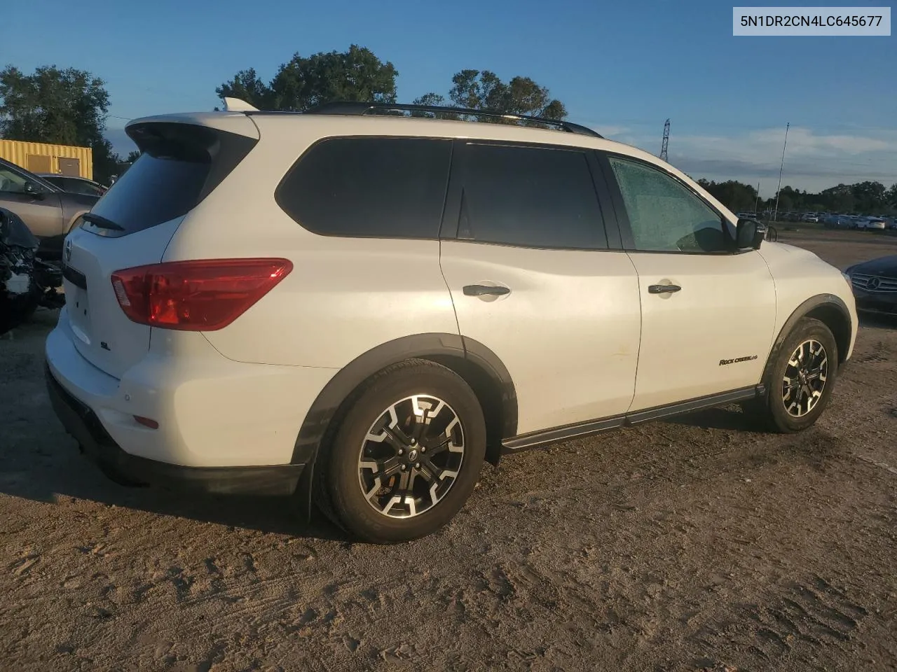 2020 Nissan Pathfinder Sl VIN: 5N1DR2CN4LC645677 Lot: 76638104