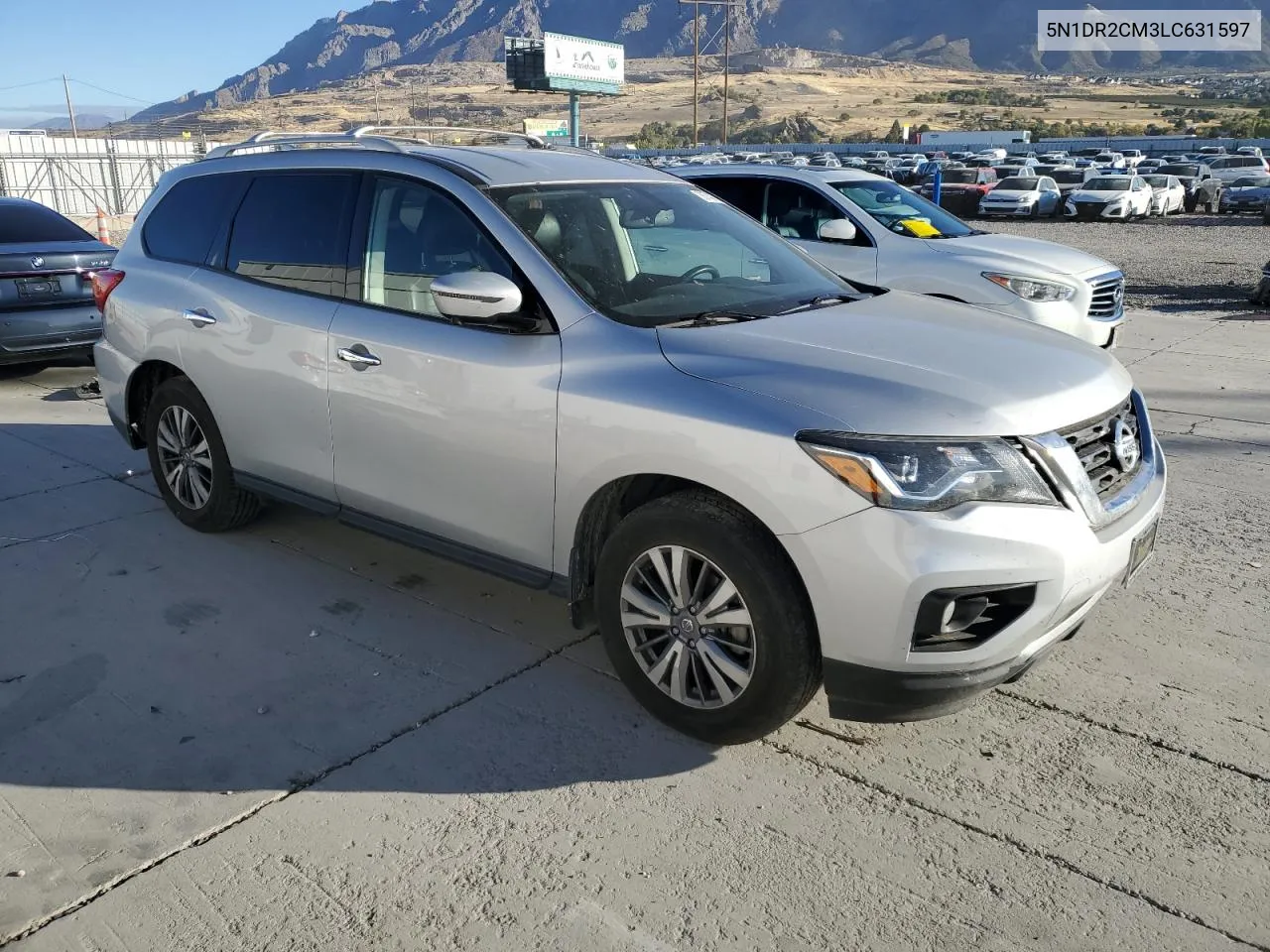 2020 Nissan Pathfinder Sl VIN: 5N1DR2CM3LC631597 Lot: 76740734