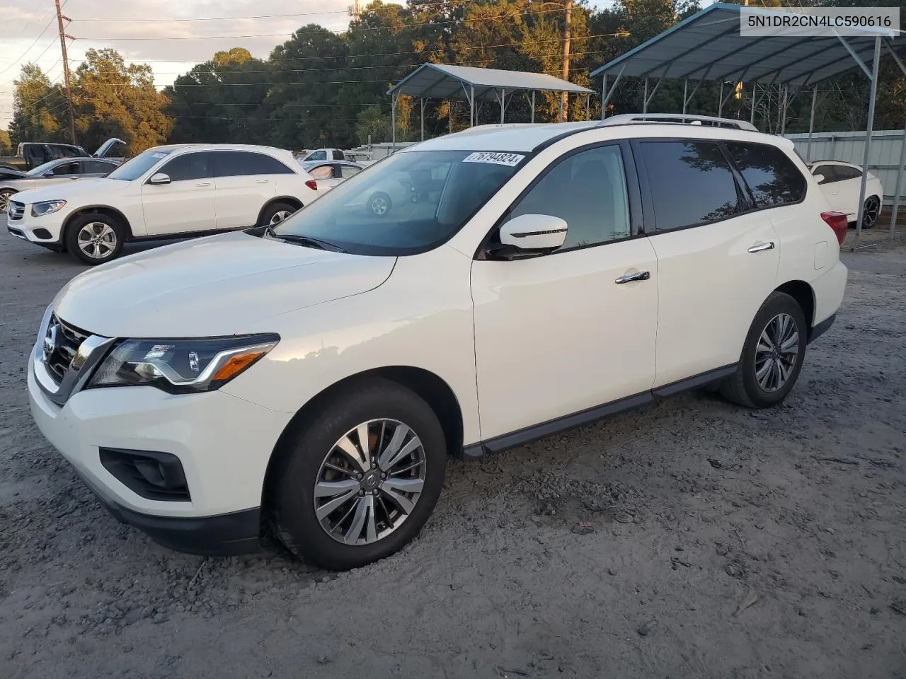 2020 Nissan Pathfinder Sl VIN: 5N1DR2CN4LC590616 Lot: 76794824