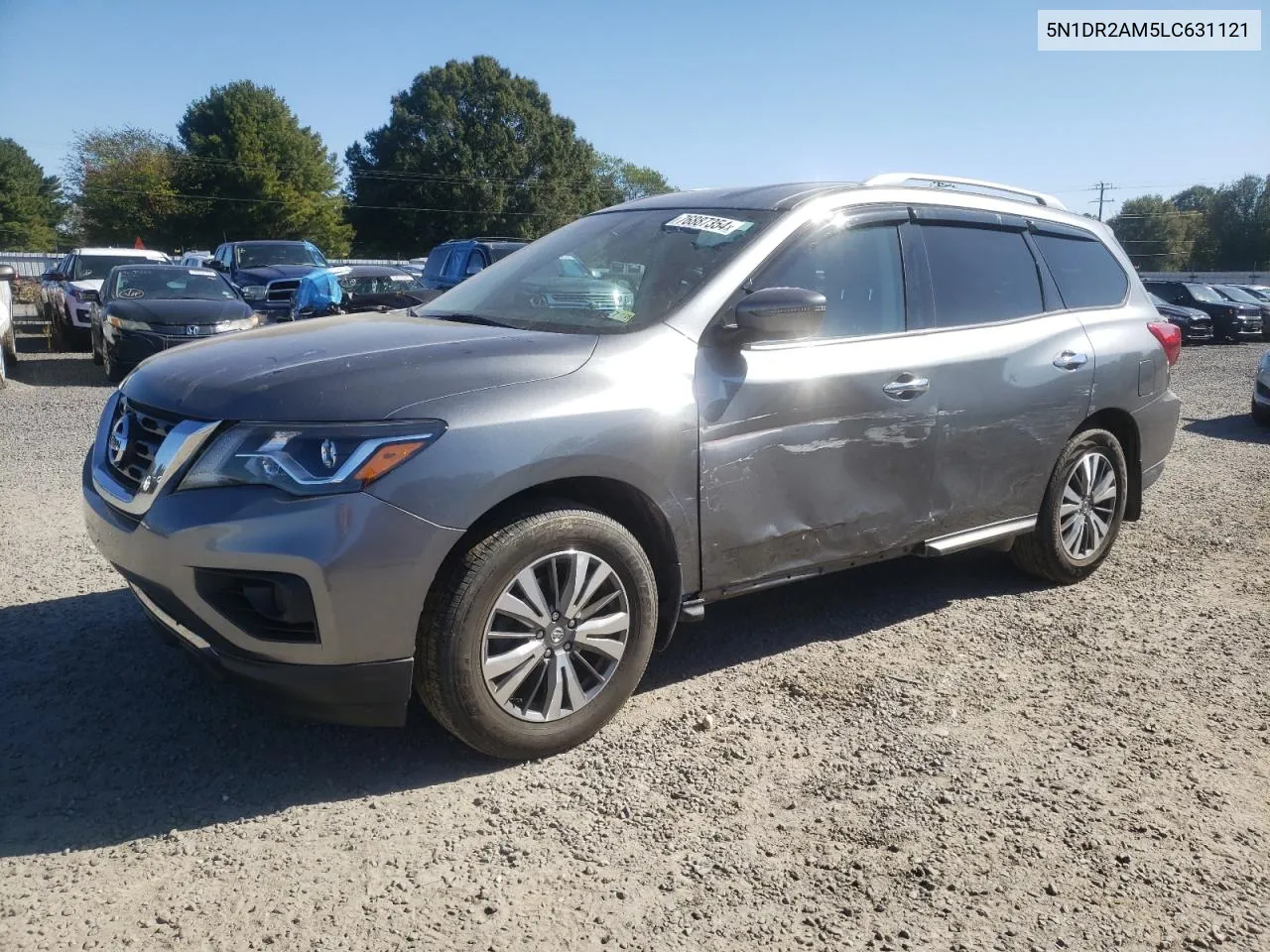 2020 Nissan Pathfinder S VIN: 5N1DR2AM5LC631121 Lot: 76887354