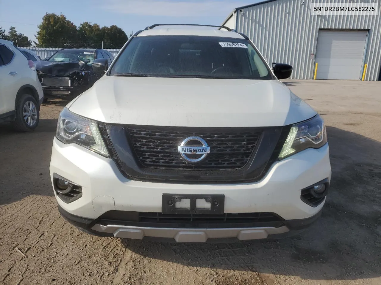 2020 Nissan Pathfinder Sv VIN: 5N1DR2BM7LC582275 Lot: 76966764