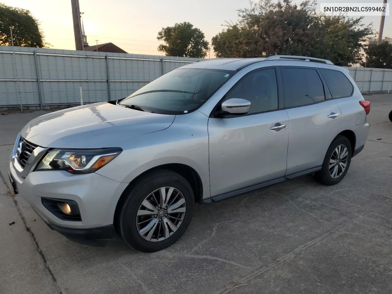 2020 Nissan Pathfinder Sv VIN: 5N1DR2BN2LC599462 Lot: 77124094