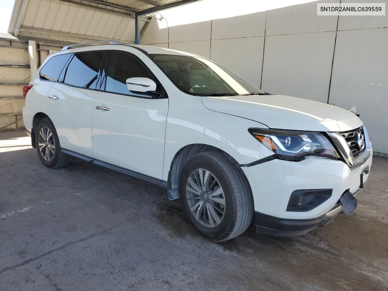 2020 Nissan Pathfinder S VIN: 5N1DR2AN8LC639559 Lot: 77132574