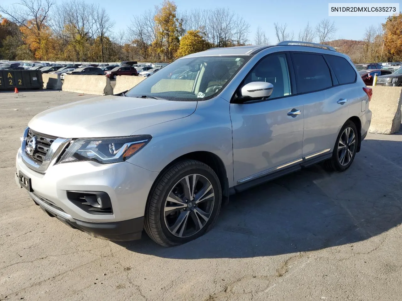 2020 Nissan Pathfinder Platinum VIN: 5N1DR2DMXLC635273 Lot: 77443424