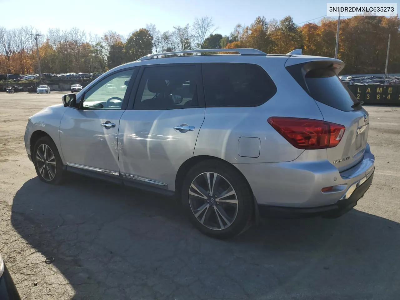 2020 Nissan Pathfinder Platinum VIN: 5N1DR2DMXLC635273 Lot: 77443424