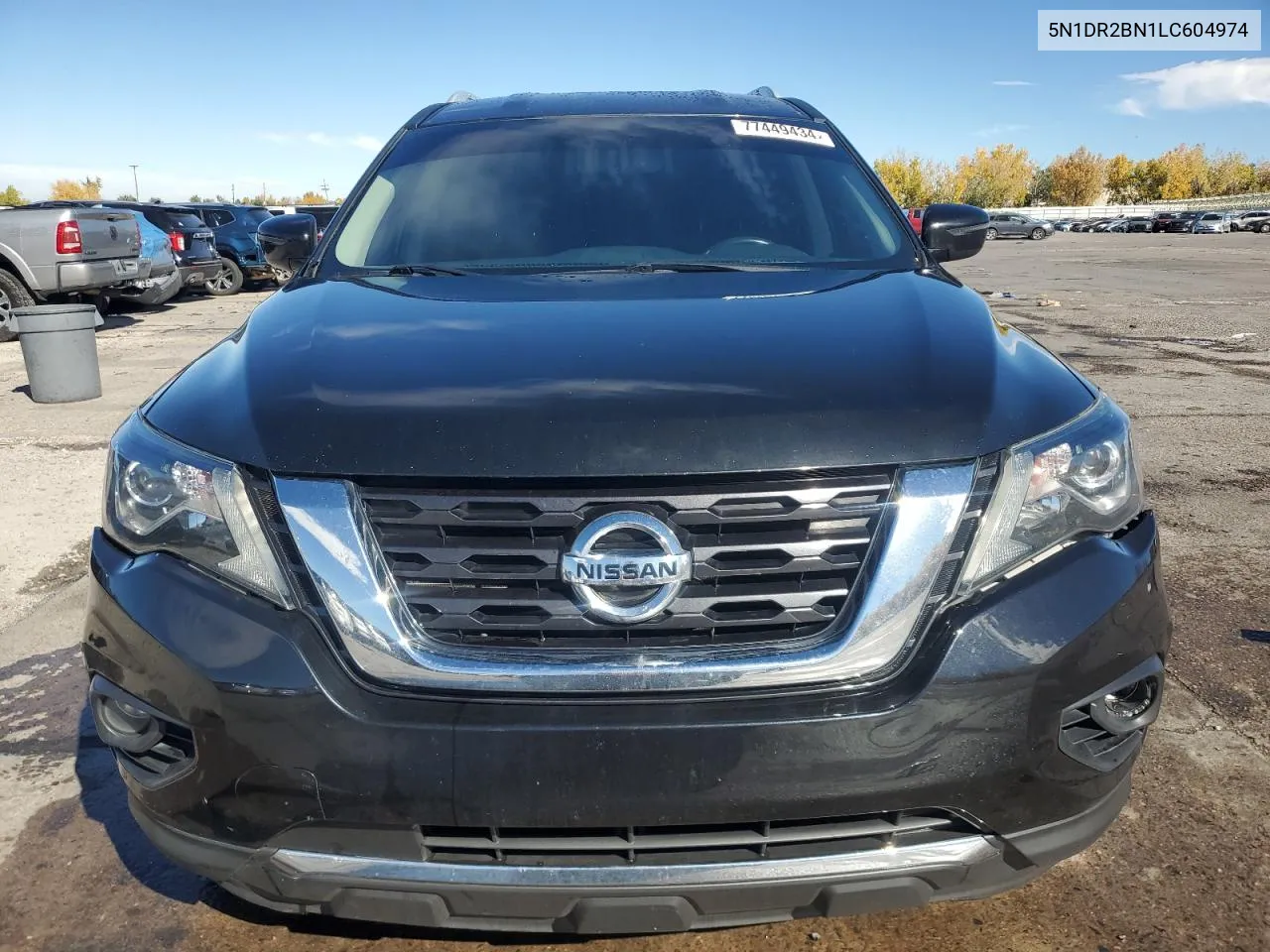 2020 Nissan Pathfinder Sv VIN: 5N1DR2BN1LC604974 Lot: 77449434