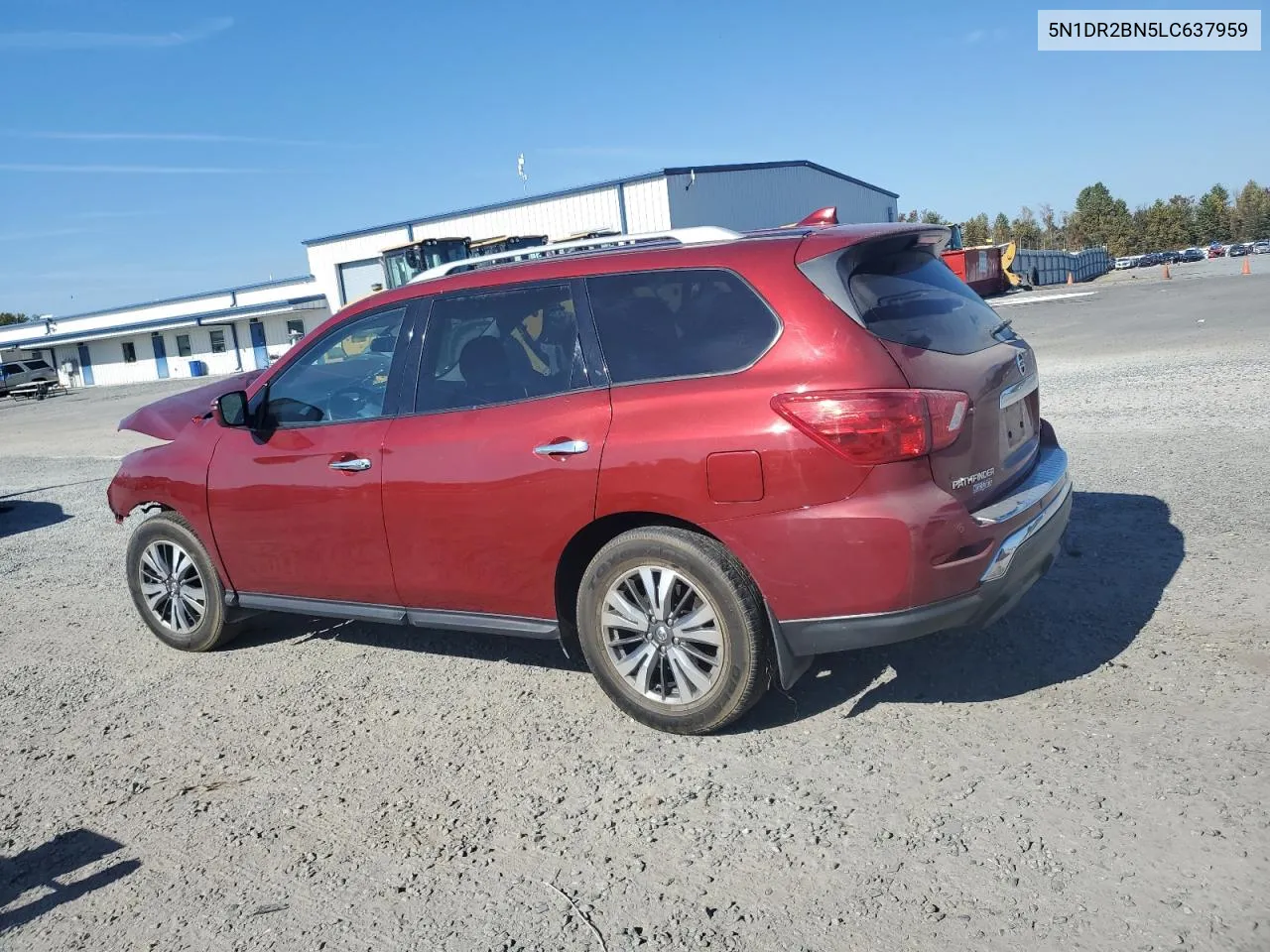 2020 Nissan Pathfinder Sv VIN: 5N1DR2BN5LC637959 Lot: 77537544