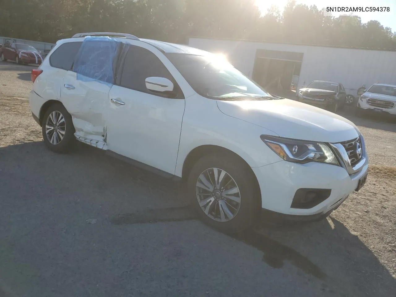 2020 Nissan Pathfinder S VIN: 5N1DR2AM9LC594378 Lot: 77767294