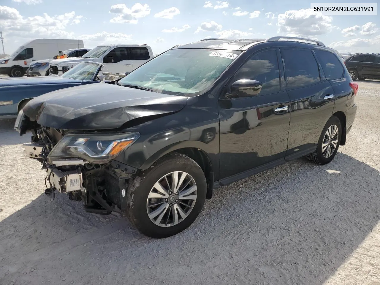 2020 Nissan Pathfinder S VIN: 5N1DR2AN2LC631991 Lot: 77846614