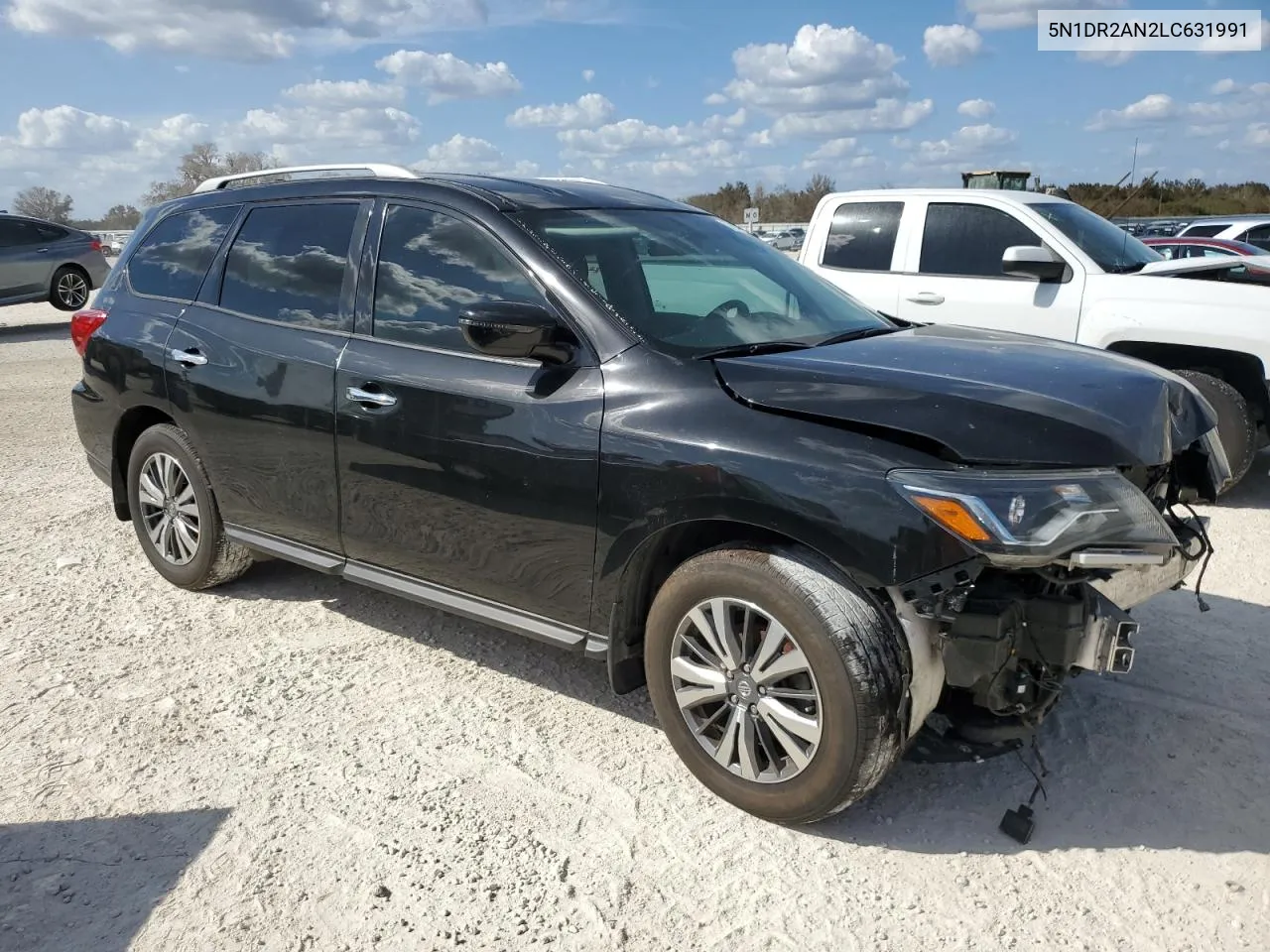 2020 Nissan Pathfinder S VIN: 5N1DR2AN2LC631991 Lot: 77846614