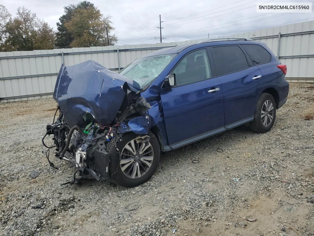 2020 Nissan Pathfinder Sl VIN: 5N1DR2CM4LC615960 Lot: 78251474