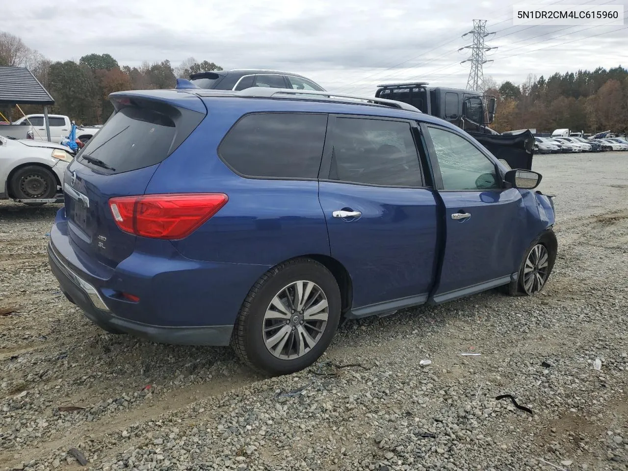 2020 Nissan Pathfinder Sl VIN: 5N1DR2CM4LC615960 Lot: 78251474