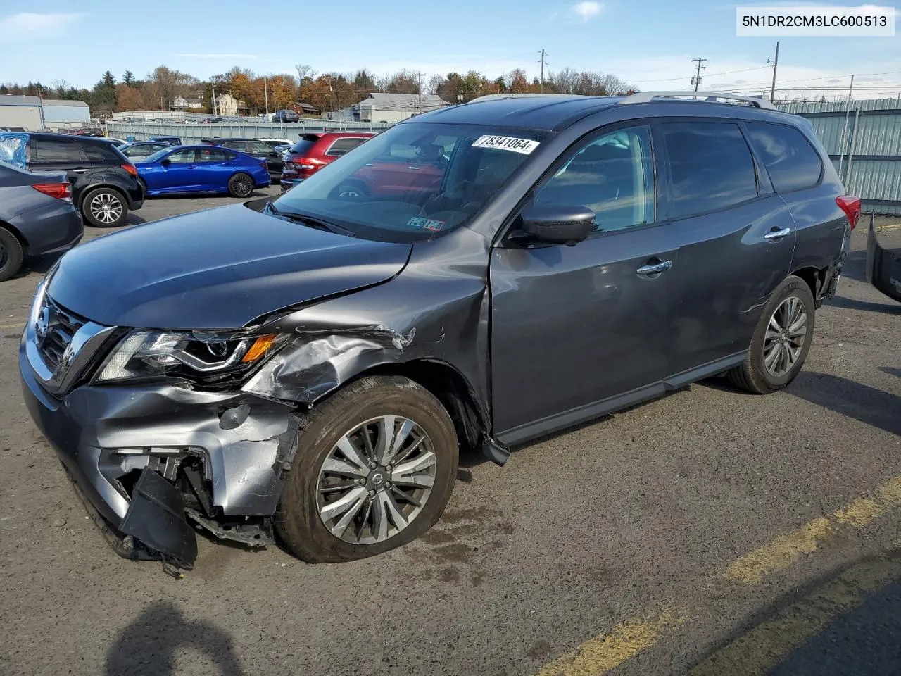 2020 Nissan Pathfinder Sl VIN: 5N1DR2CM3LC600513 Lot: 78341064