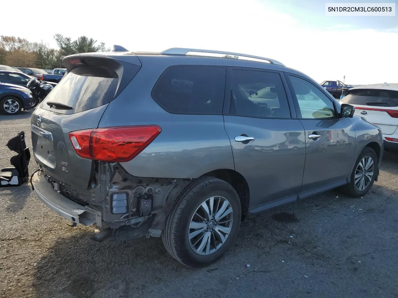 2020 Nissan Pathfinder Sl VIN: 5N1DR2CM3LC600513 Lot: 78341064