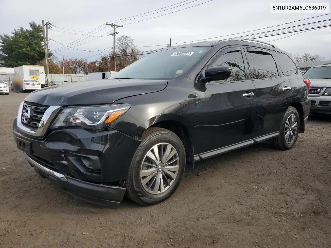 2020 Nissan Pathfinder S VIN: 5N1DR2AM6LC636019 Lot: 78602624