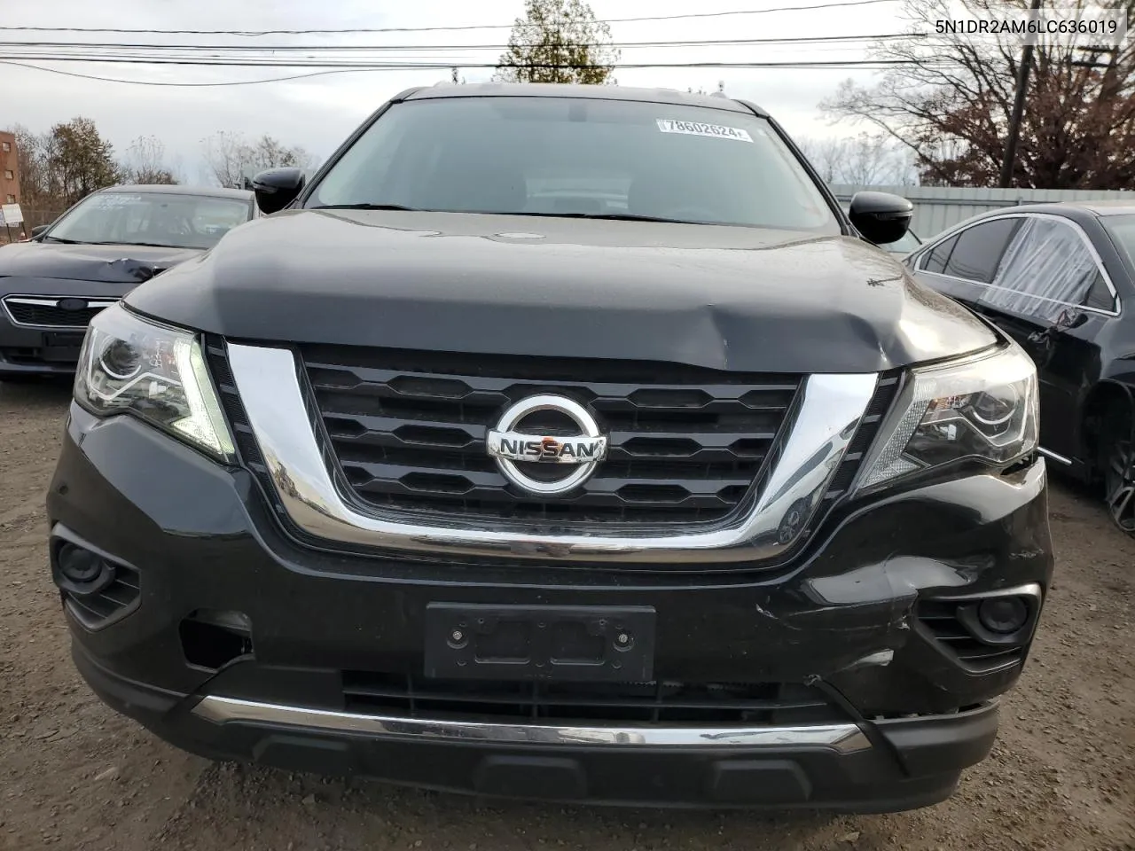 2020 Nissan Pathfinder S VIN: 5N1DR2AM6LC636019 Lot: 78602624