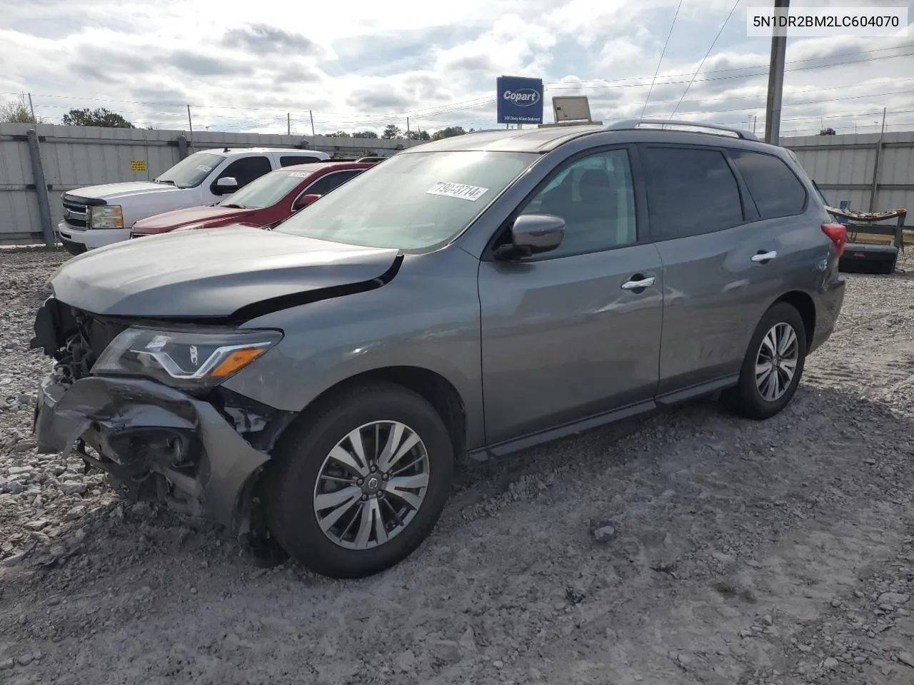 2020 Nissan Pathfinder Sv VIN: 5N1DR2BM2LC604070 Lot: 79043714