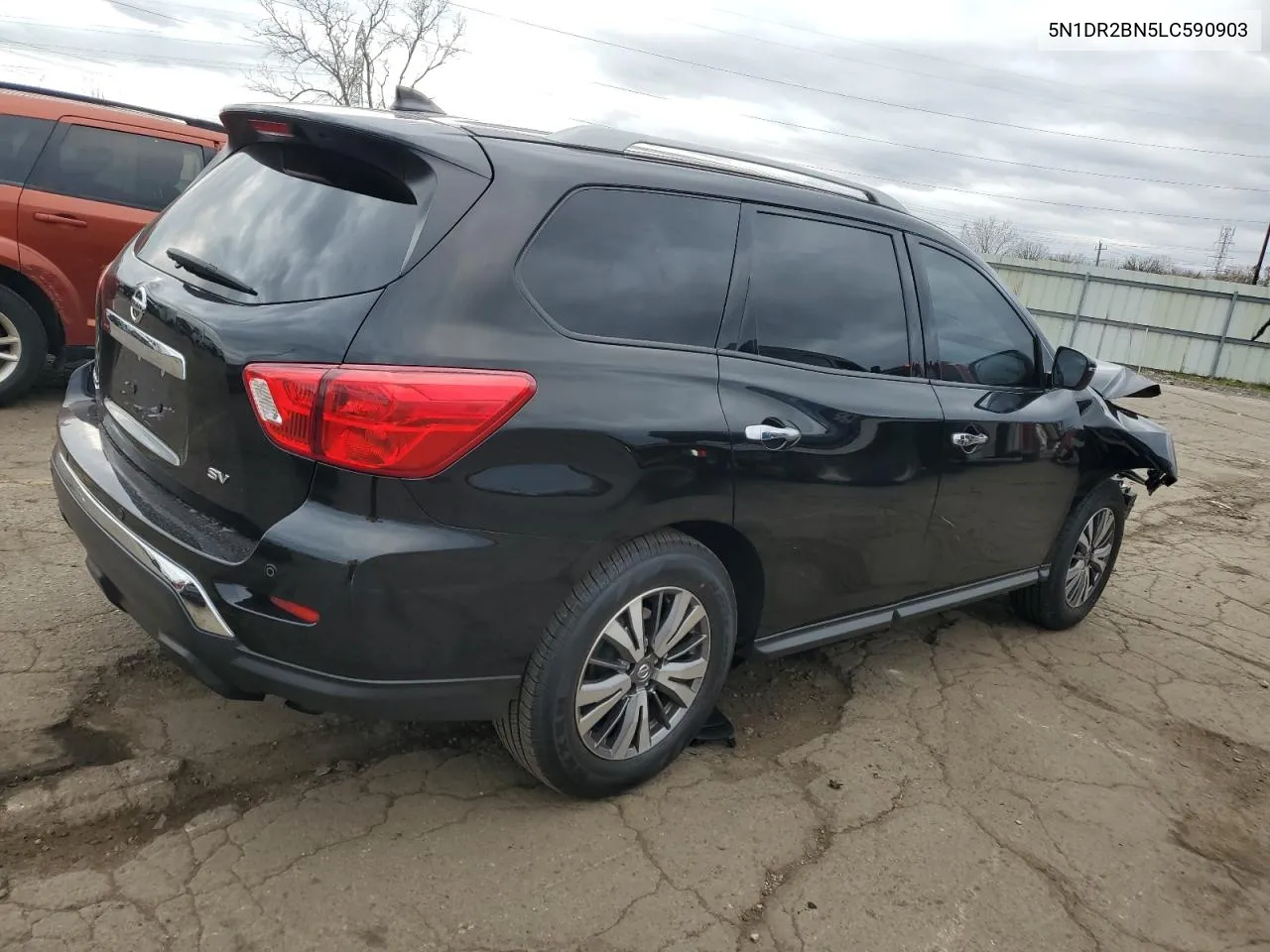 2020 Nissan Pathfinder Sv VIN: 5N1DR2BN5LC590903 Lot: 79217534