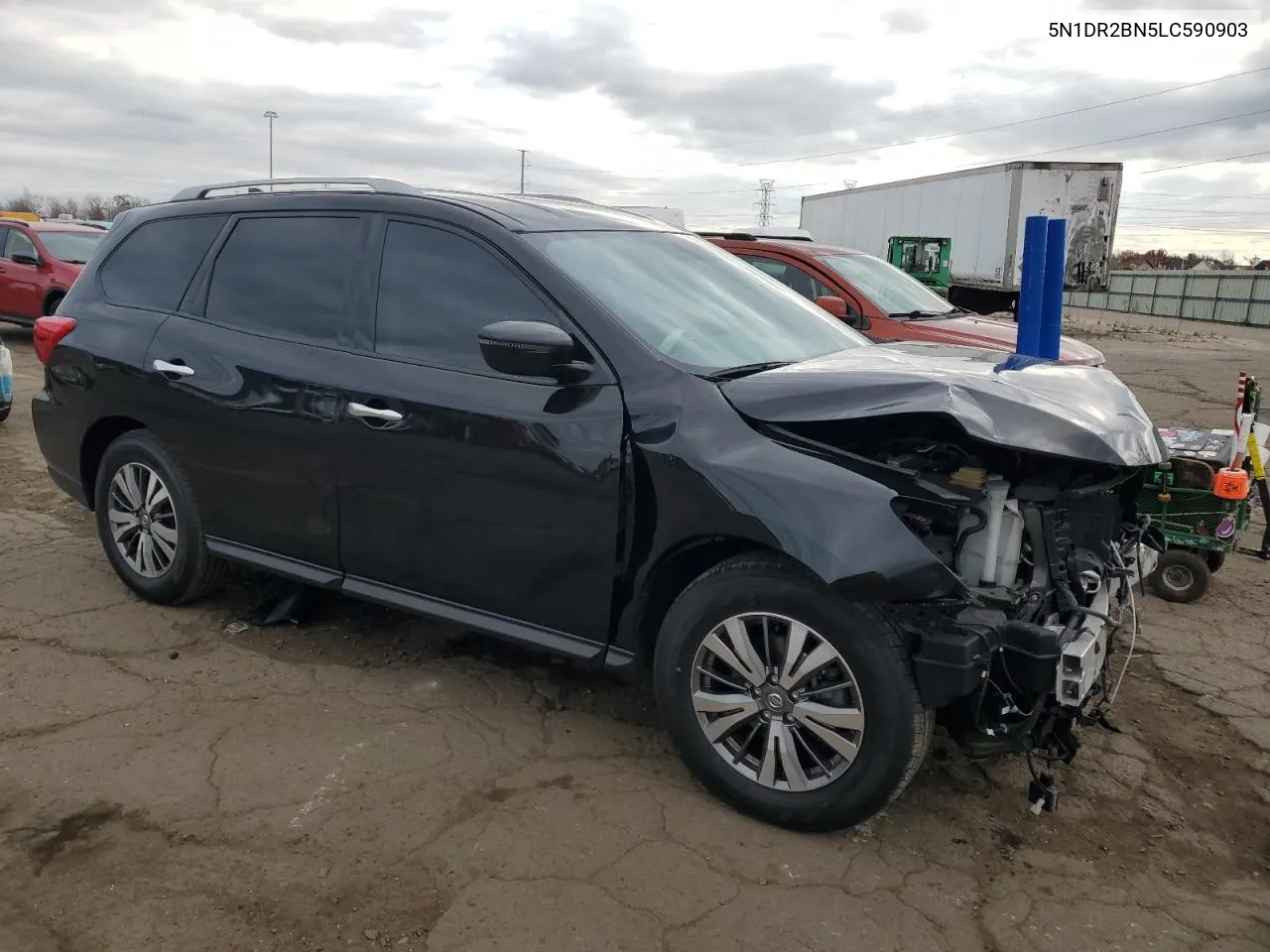 2020 Nissan Pathfinder Sv VIN: 5N1DR2BN5LC590903 Lot: 79217534