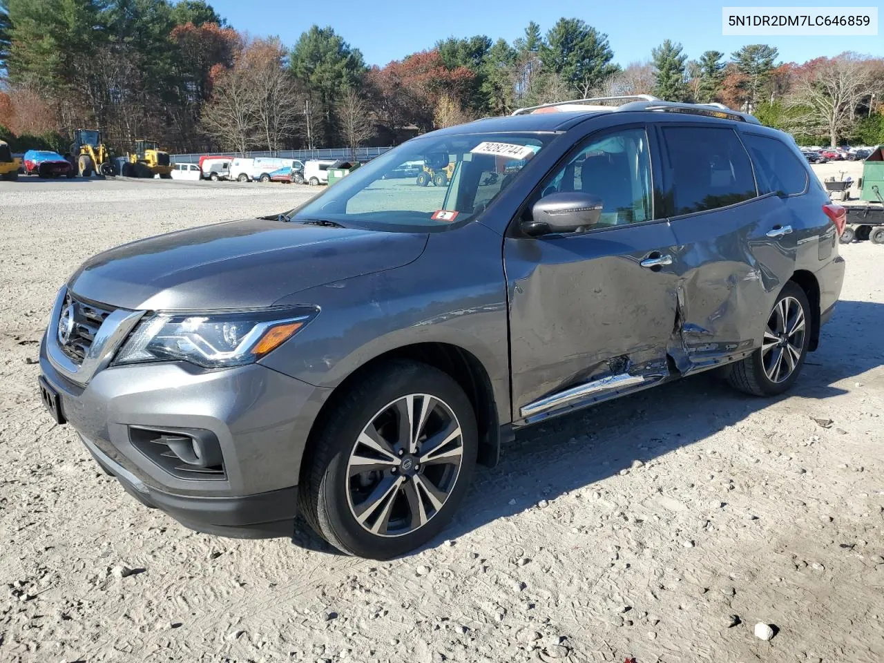 2020 Nissan Pathfinder Platinum VIN: 5N1DR2DM7LC646859 Lot: 79282744