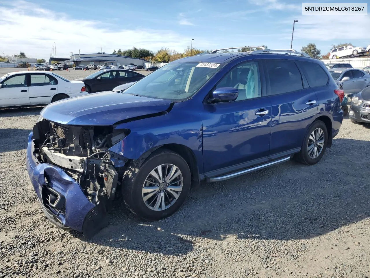 2020 Nissan Pathfinder Sl VIN: 5N1DR2CM5LC618267 Lot: 79437304