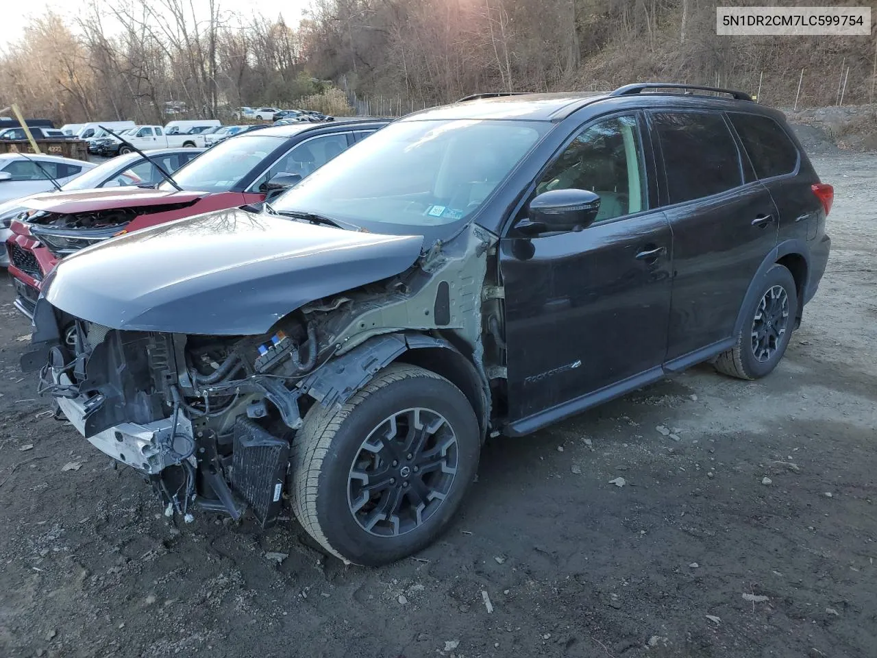 2020 Nissan Pathfinder Sl VIN: 5N1DR2CM7LC599754 Lot: 79858344