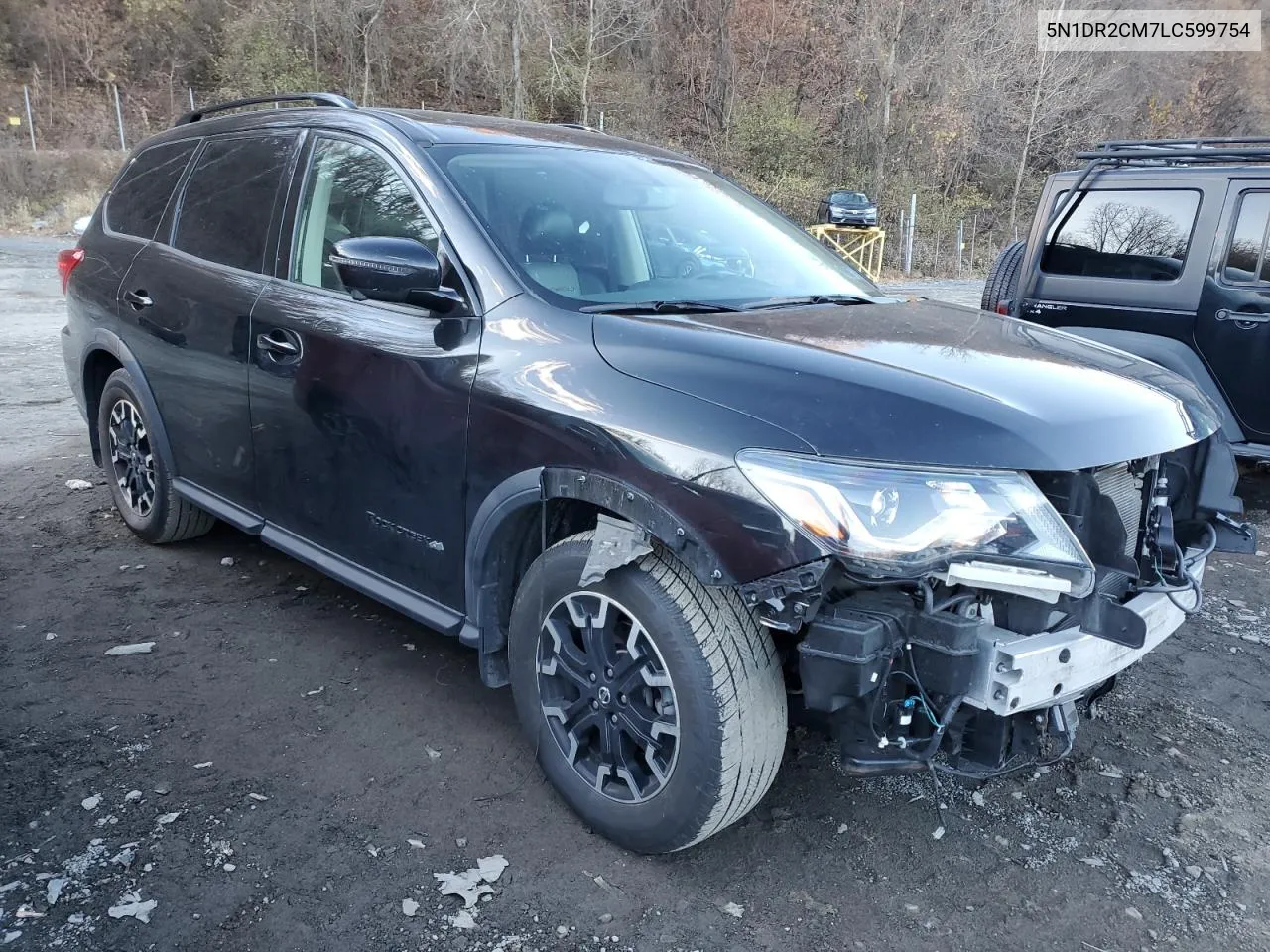 2020 Nissan Pathfinder Sl VIN: 5N1DR2CM7LC599754 Lot: 79858344