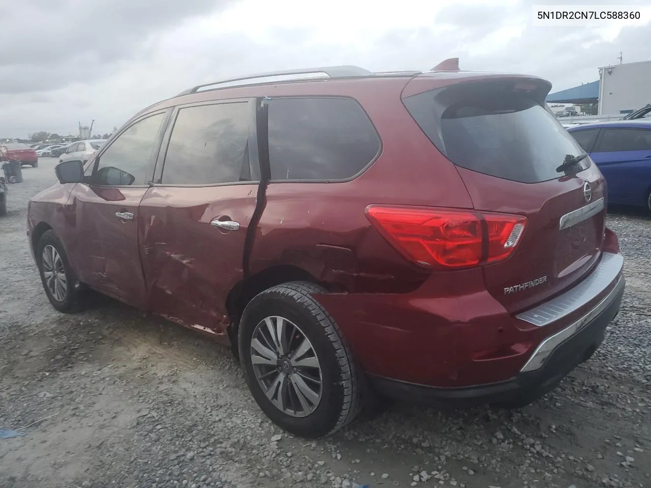 2020 Nissan Pathfinder Sl VIN: 5N1DR2CN7LC588360 Lot: 79950174