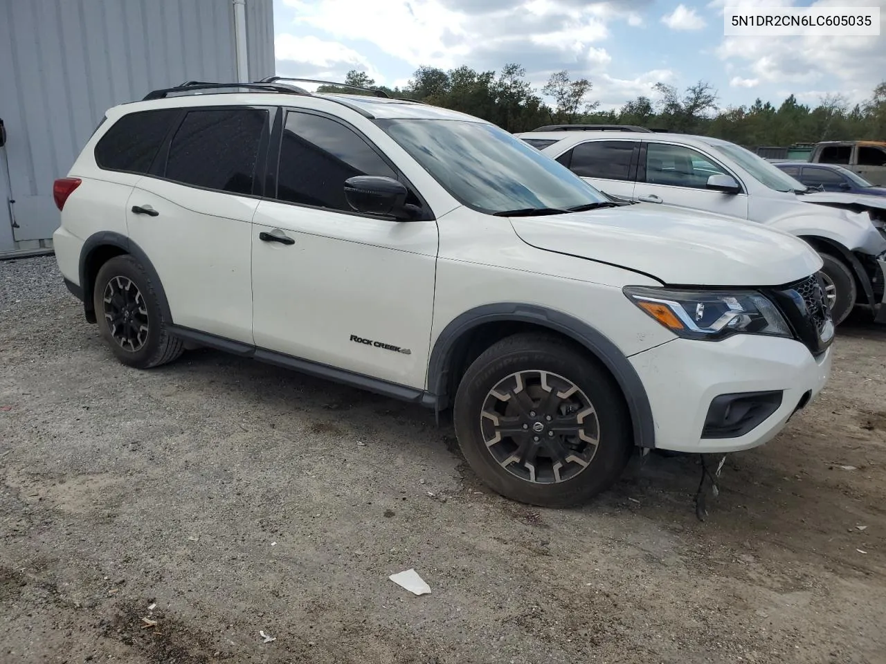 2020 Nissan Pathfinder Sl VIN: 5N1DR2CN6LC605035 Lot: 80251614