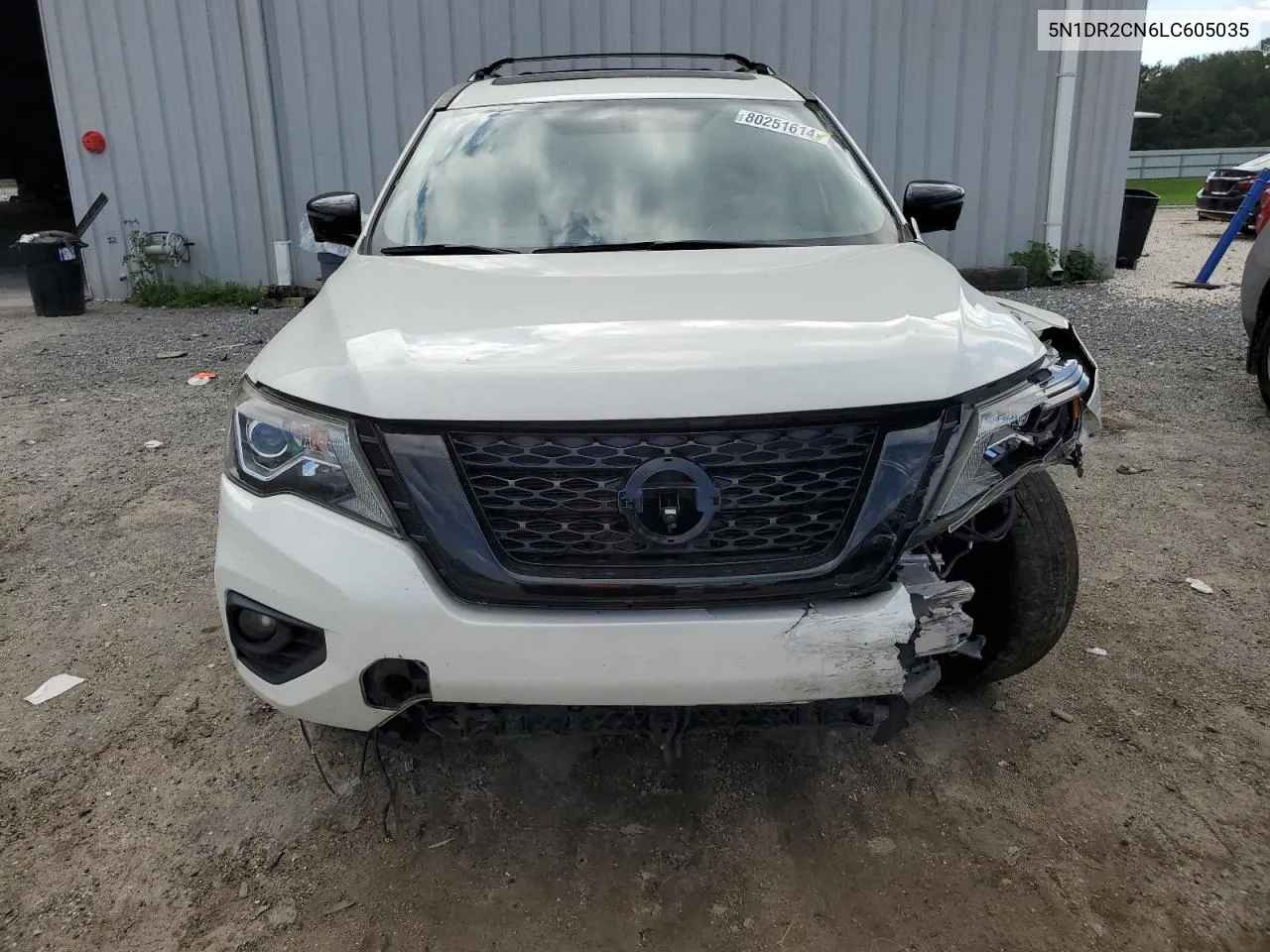 2020 Nissan Pathfinder Sl VIN: 5N1DR2CN6LC605035 Lot: 80251614