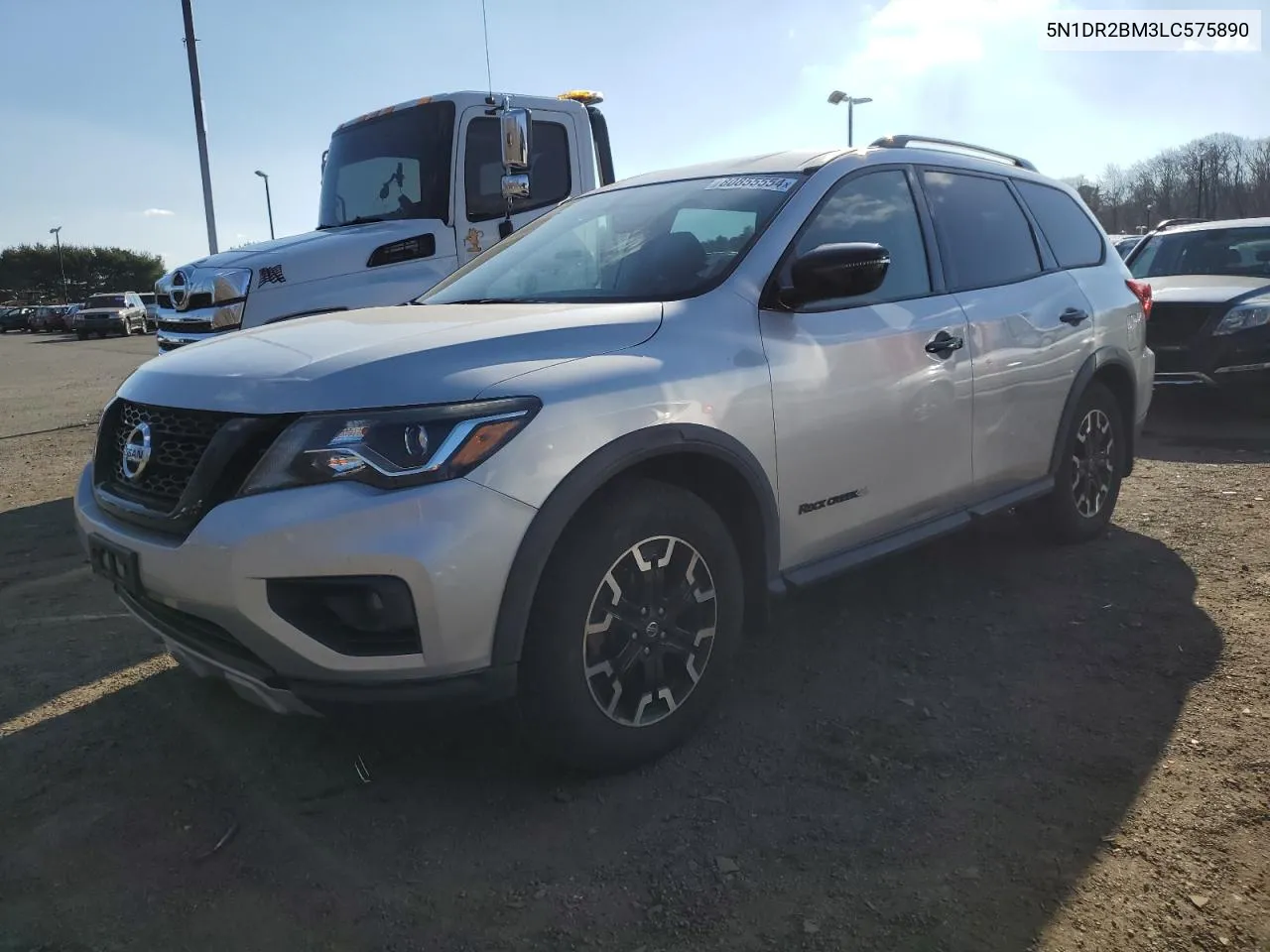 2020 Nissan Pathfinder Sv VIN: 5N1DR2BM3LC575890 Lot: 80855554