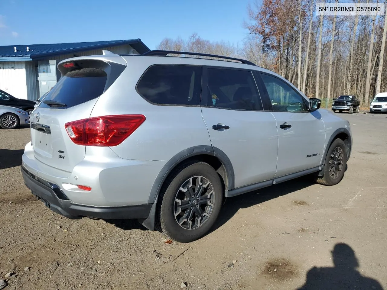 2020 Nissan Pathfinder Sv VIN: 5N1DR2BM3LC575890 Lot: 80855554